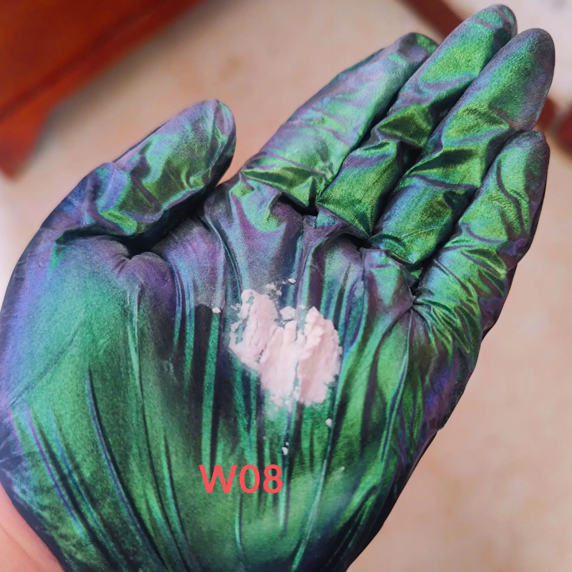 30um переливчатая Радуга Aurora White Super Chameleon порошок хромового пигмента Hypershift/Colorshift