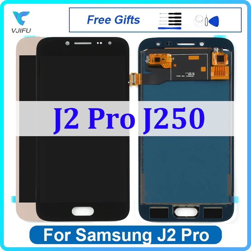 J250 экран для Samsung Galaxy J2 pro 2018 ЖК-дисплей Сенсорная панель дигитайзер в сборе Замена для Samsung Grand Prime Pro