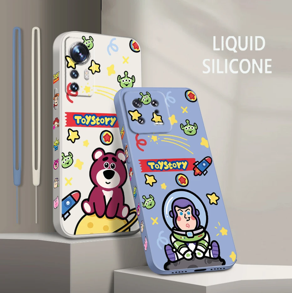 

Buzz Light Toy Story For Xiaomi Mi 13 12 12T 11 11T 10 10T 9 9SE Lite Pro Ultra A3 Liquid Left Rope Soft Phone Case Coque Capa