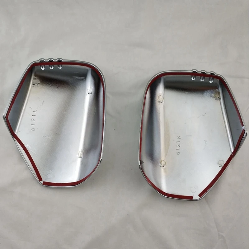 Car Door Rearview Mirror Cover Paste Type Wing Cap For Mitsubishi Triton L200 2005-2014 Pajero Sport 2011