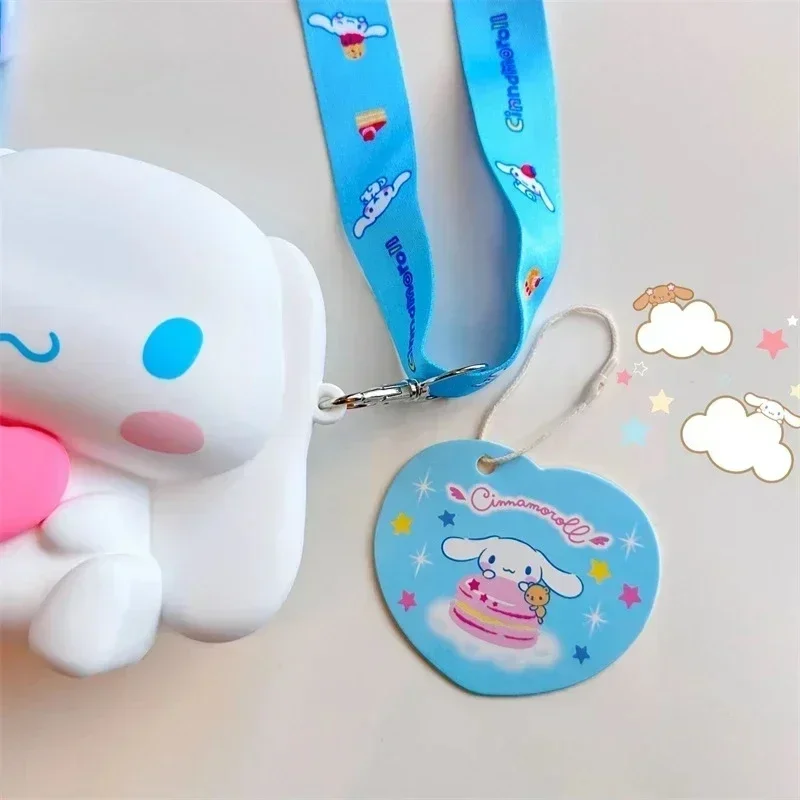 Kawaii Новинка Sanrio Cinnamoroll силиконовая сумка через плечо Водонепроницаемая аниме