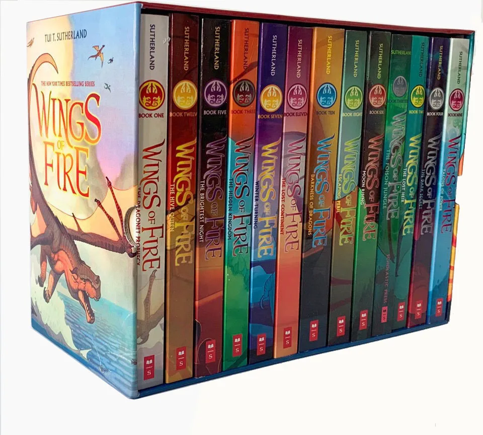 13 Books Wings of Fire Children's Adventure Story Science Fiction Bridge Book Learning English Reading Gift textbook study books