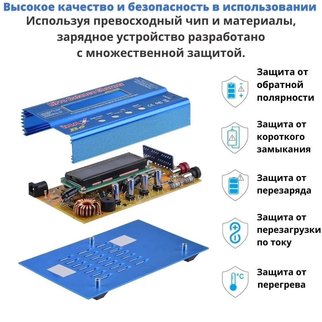 Зарядное устройство IMAX B6AC v2 80w с блоком питания | Электроника