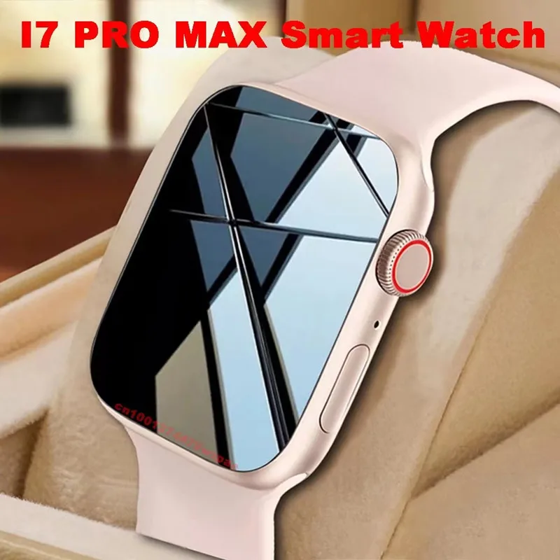 

I7 Pro Max Smart Watch Bluetooth Call Voice Broadcast Exercise Heart Rate Blood Pressure Blood Oxygen Monitoring Smart Watch