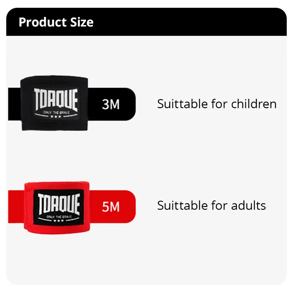 Хлопковый Боксерский бинт бинты для Муай Тай Боевая защита Спортивная Повязка