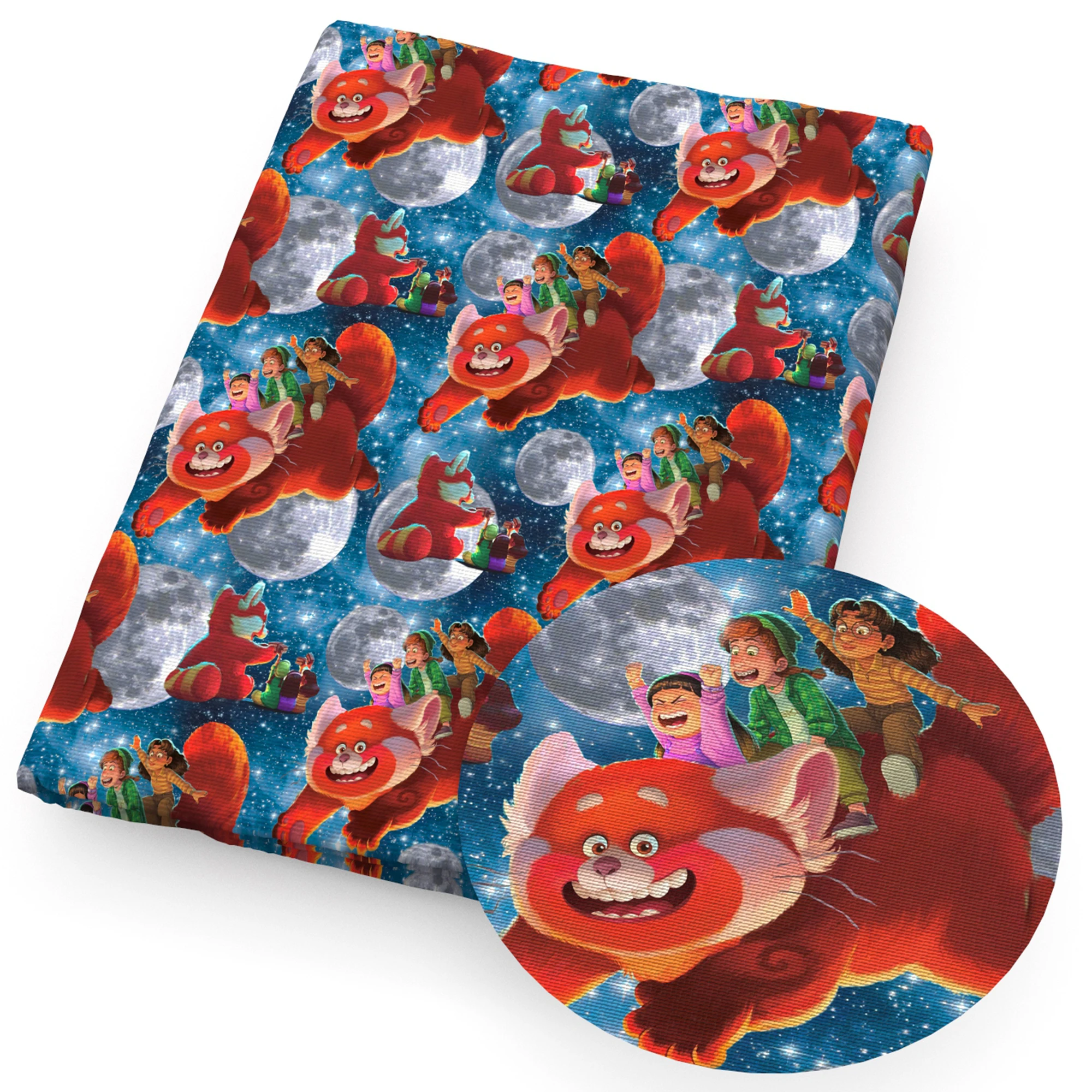 Ткань для шитья сделай сам из полиэстера и хлопка с цифровой печатью 50*145 см