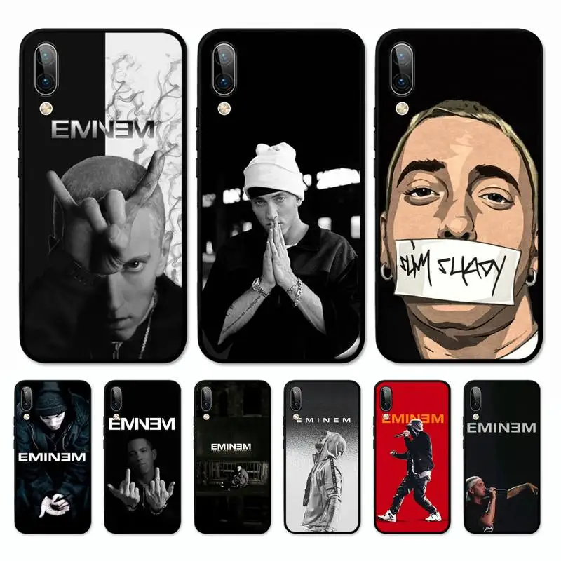

Rapper Eminem Phone Case for Vivo Y91C Y11 17 19 17 67 81 Oppo A9 2020 Realme c3