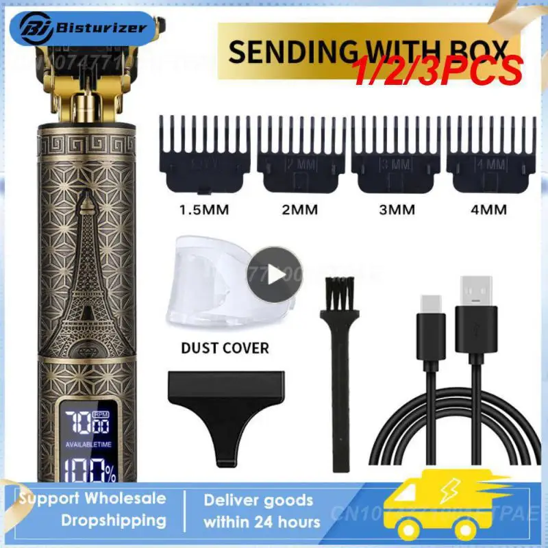 

1/2/3 шт. машинка для стрижки волос Dragon Vintage T9 беспроводные профессиональные машинки для стрижки волос электрические триммеры для мужчин машинка для стрижки волос