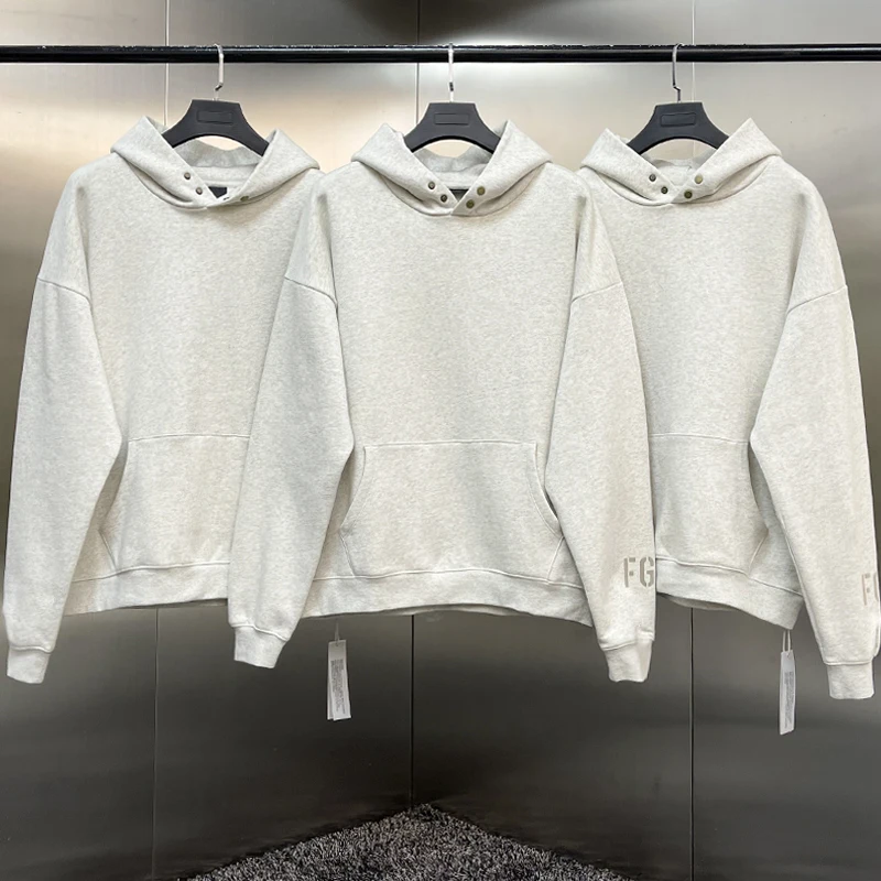 

21fw FG7C Essentials Seventh Collection Hoodies Men Women Hip hop Streetwear Loose Pullover Sweatshirts FG7C Letter on Sleeve