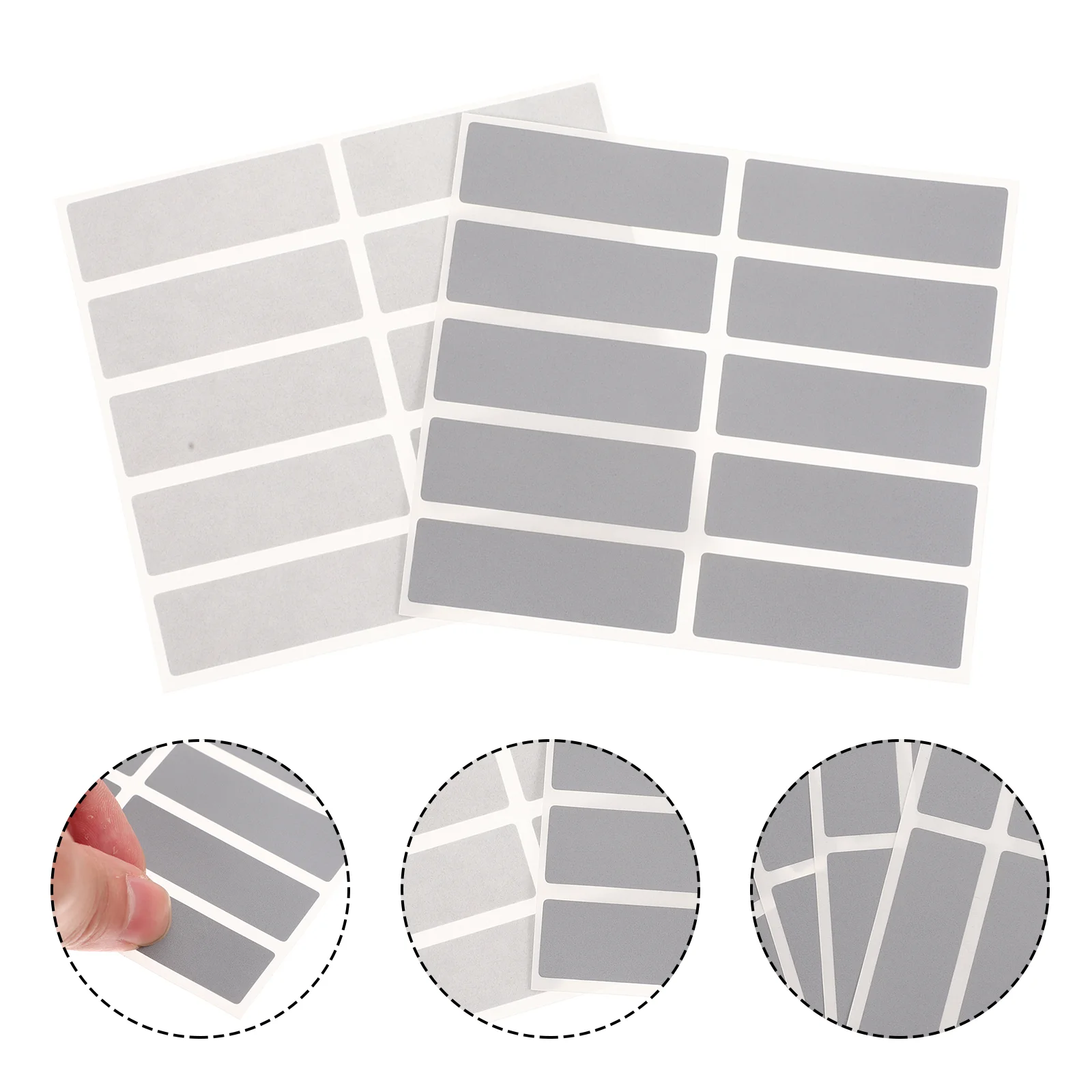 

50 Sheets Greeting Card Scratch Cards Circle Stickers Tickets Game Paper Lottery Scratcher Tool DIY Reward Programs Labels