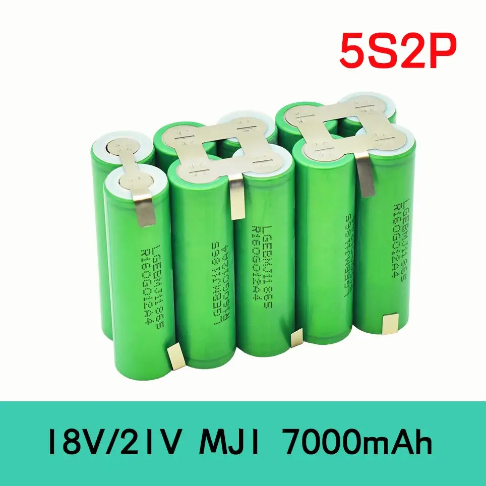 

2023 New 5S2P 4S2P 18V 7000mAh Large Capacity Customizable 18650 Battery Free Delivery Lithium Battery Pack Screwdriver Battery