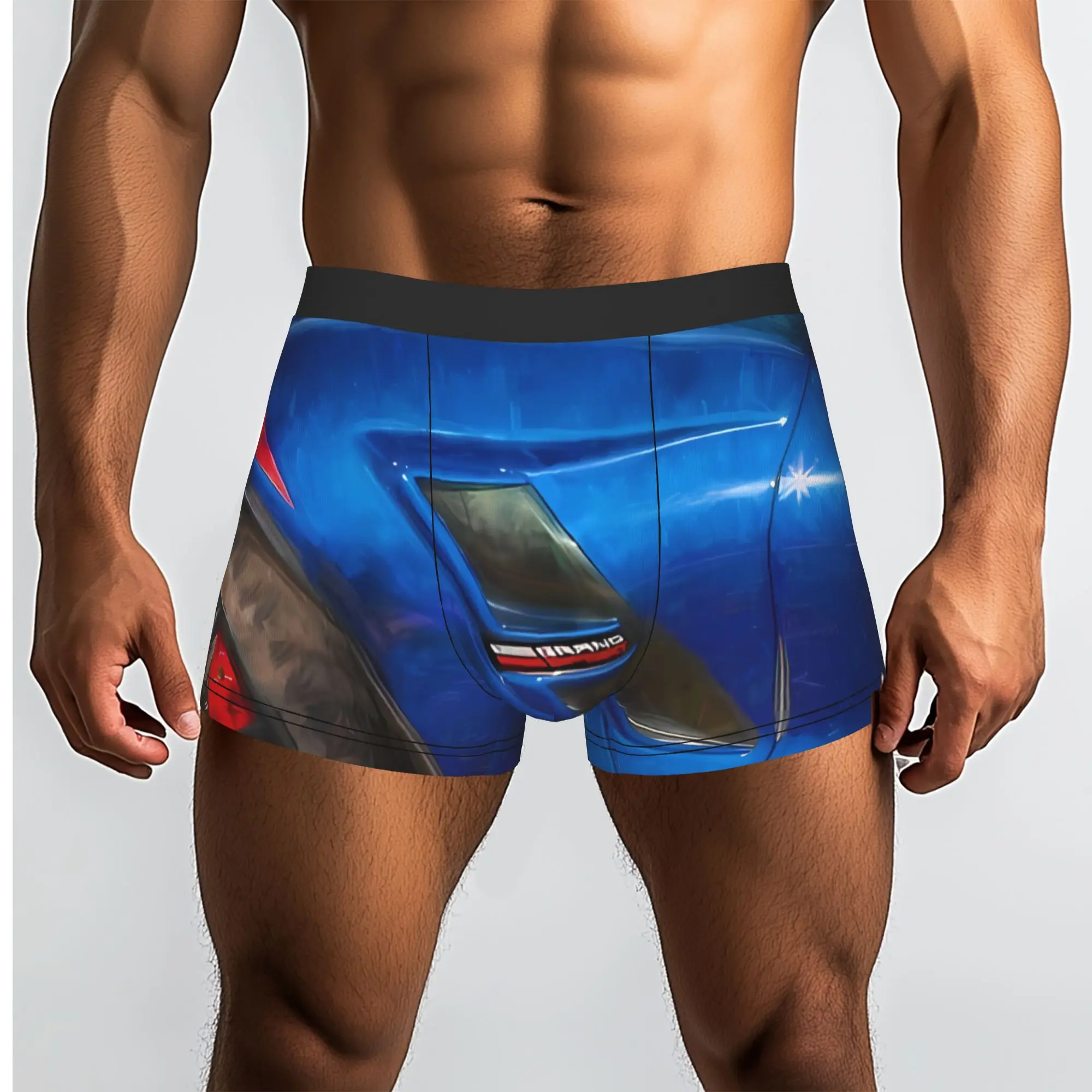 Фото 2017 Corvette C7 Grand Sport IMSA Wide Body C-Corvettes Underpants Homme Panties Мужское нижнее белье, удобные шорты, трусы-боксеры №1