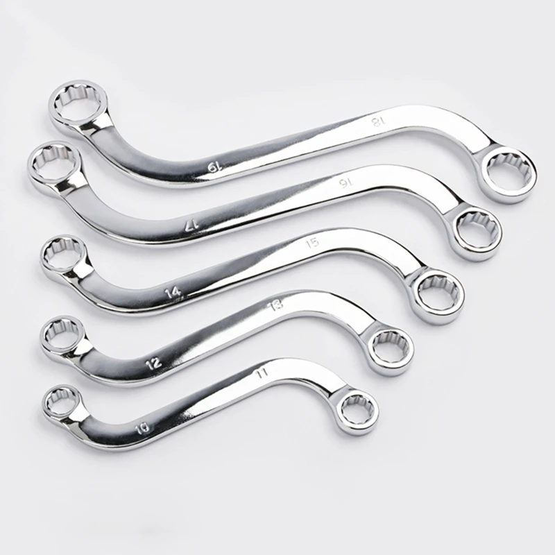 

Набор гаечных ключей S-образных 45# сталь 5 шт