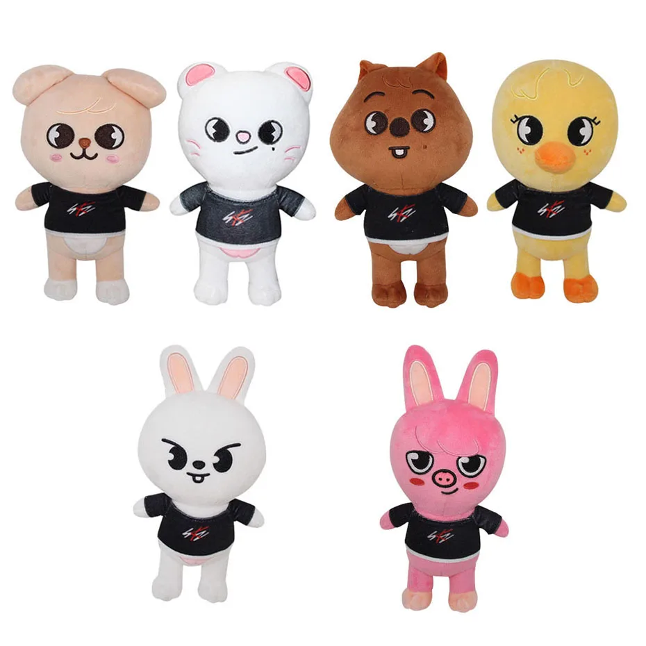 

Skzoo Plush Toys Stray Kids Cartoon Stuffed Animal Plushies Doll Kawaii Companion for Kids Adults Fans