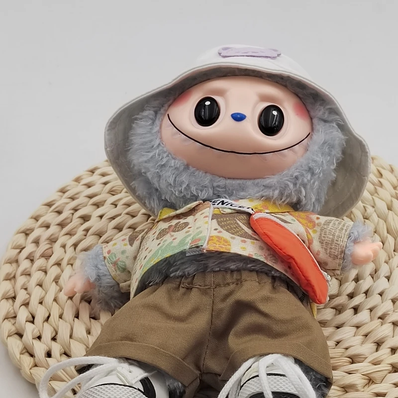 Кукольная одежда Labubu 17 см мини-костюм нишевая аксессуары модные одинаковые