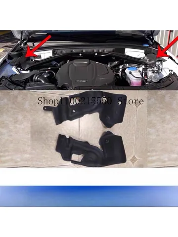 Пенопластовый блок губчатой подушки капота для Audi Q5 2010-2018