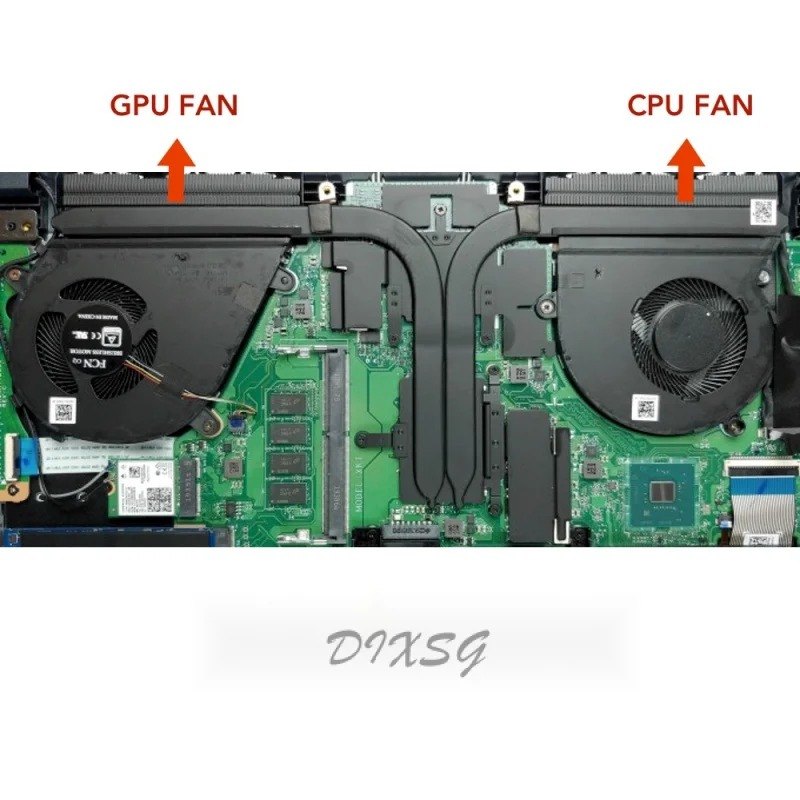 Вентилятор охлаждения процессора и графического компьютера для ASUS VivoBook X571G X571GT