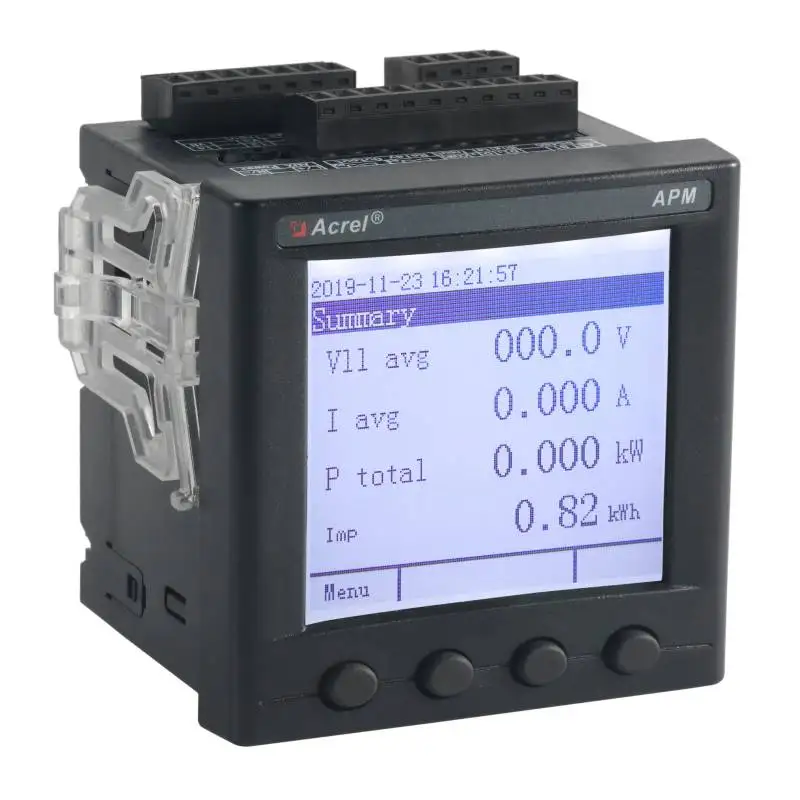 

Многофункциональный счетчик электроэнергии APM830 с установкой панели