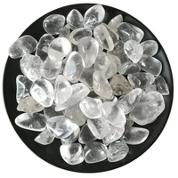 500g natural stone gravel big clear white crystal chip mineral tumbled rock quartz specimen gemstone home aquarium decoration