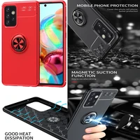 s21 ultra phone case for samsung galaxy a13 a23 a72 a52 a42 a32 a22 a02s s22 plus capa magnetic ring soft silicone cover