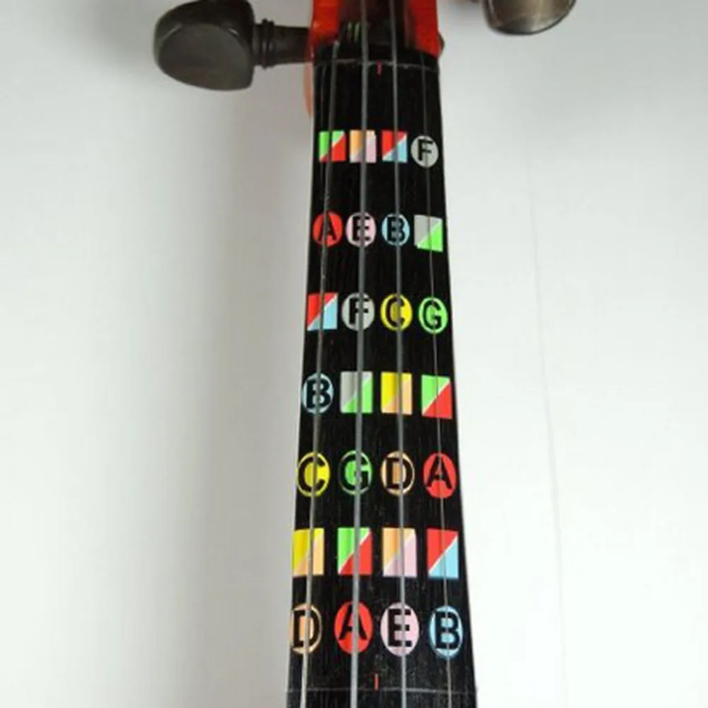 

Violin Fingerboard Guide Sticker Intonation Chart Beginners Sticker Size 4/4 Fingerboard Chord Note Stickers Fret Markers Labels
