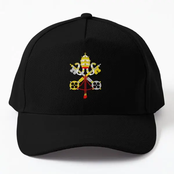 

Vatican City Flag Baseball Cap Hat Printed Snapback Spring Women Sport Sun Black Hip Hop Casquette Outdoor Summer Fish