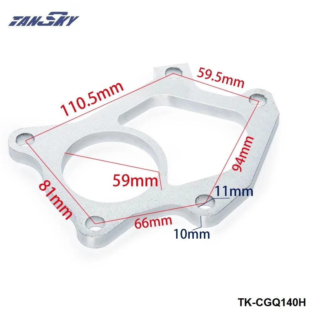 Турбо выпускной фланец для Subaru Impreza EJ20 WRX Spec C Twin Scroll VF36 VF37 TKCGQ140H |