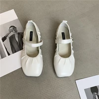cute mary jane shoes women round toe lolita ballet flats slip on white loafers moccasins ladies ballerina shoes zapatos de mujer