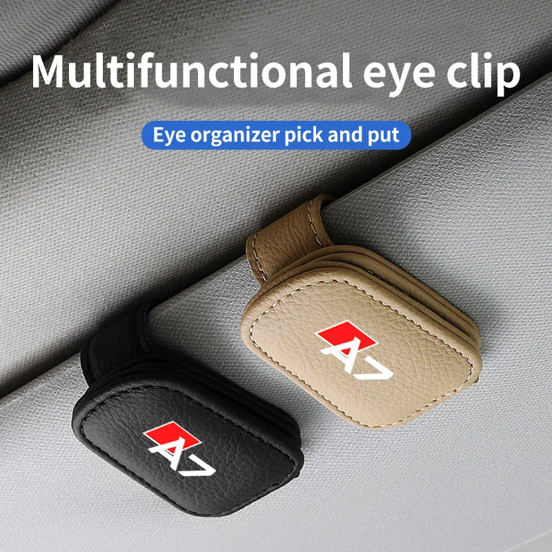 

Car Sunglasses Holder For Audi A7 Multi-function Glasses Clip Bill Clip Car Accessories Car Glasses Holder