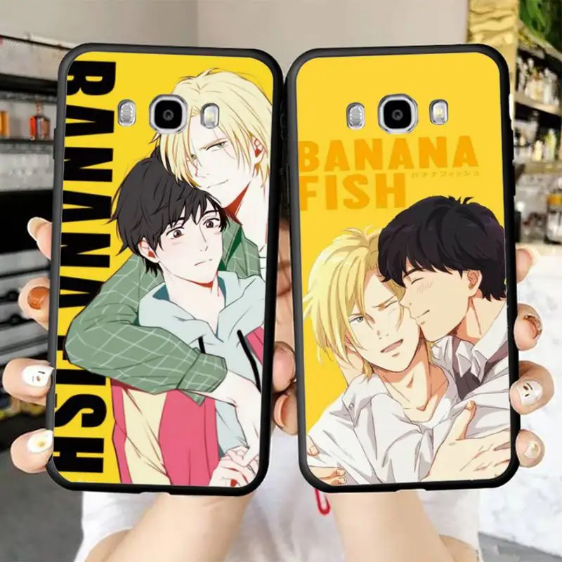 

Funny Japan Anime Banana Fish Phone Case For Samsung Galaxy J4 plus J6 J5 J72016 J7prime cover for J7Core J6plus