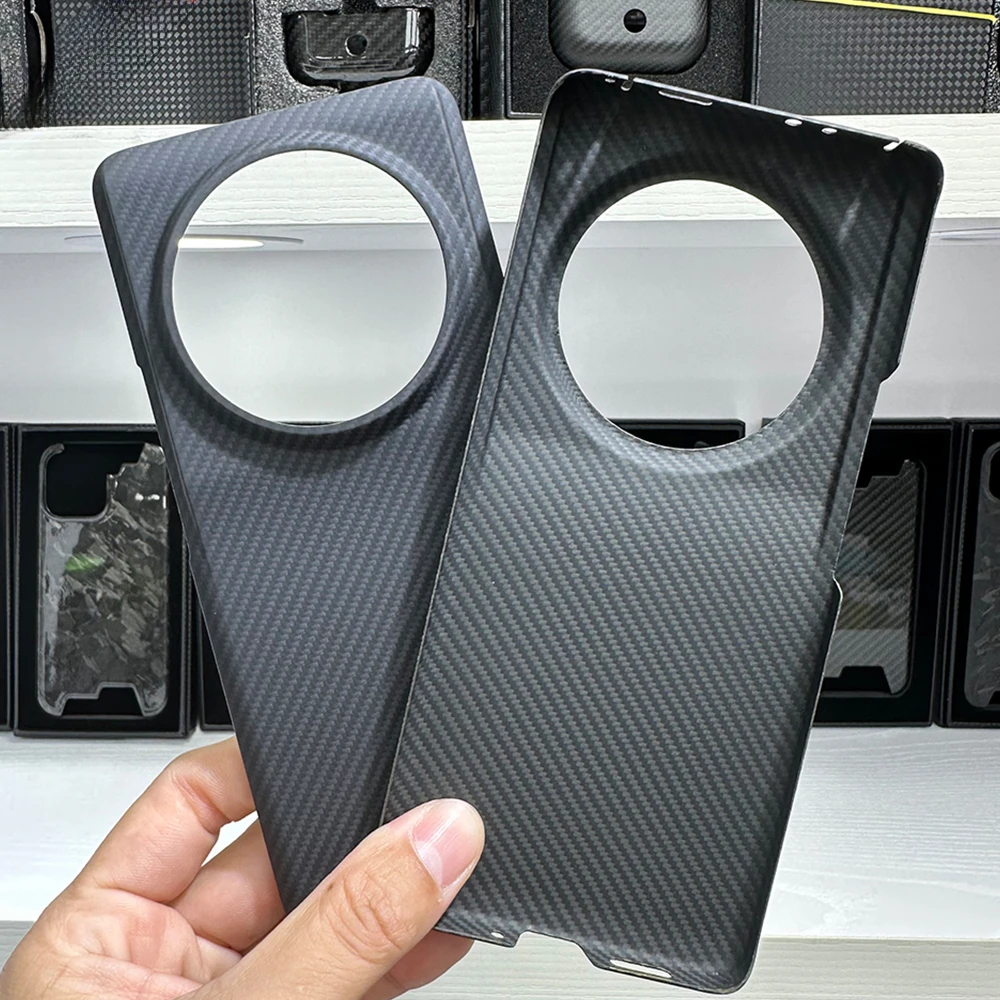

New Genuine Aramid Fiber Carbon Fiber for Xiaomi Mi 13sUltra Ultra-light Thin Phone for Mi 13sUltra CASE Cover