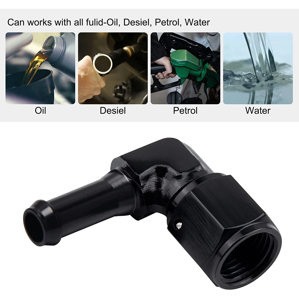 Шарнирные фитинги с внутренней резьбой 6AN на колено 5/16 дюйма Алюминиевый шланг