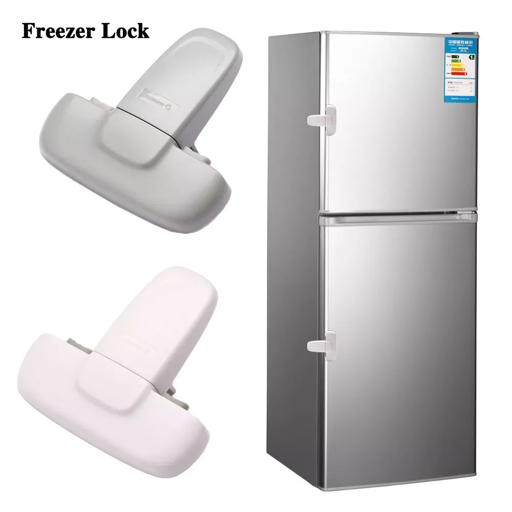 Pcs Home Refrigerator Lock Fridge Freezer Door Catch Lock Toddler Kids Child Cabinet Safety Lock For Baby Safety Child Lock