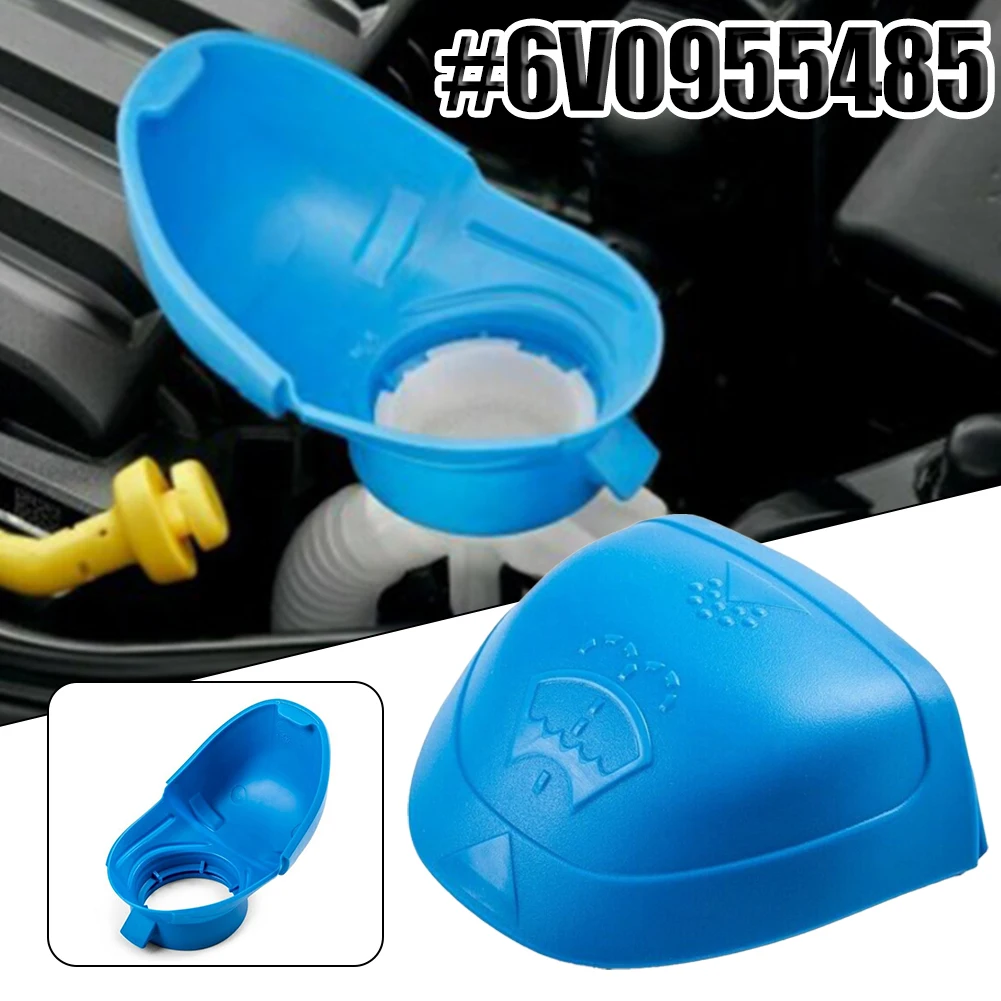 

Car Wiper Washer Fluid Reservoir Tank Cover Cap For Skoda Windshield Glass Cleaning Spray Bottle Lid OE 6V0955485 000096706