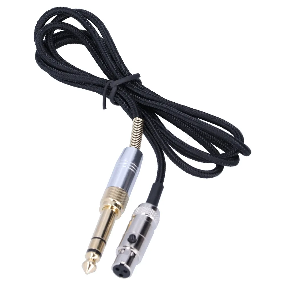 Фото Кабель-переходник 6,35 мм/3,5 мм на Mini XLR для наушников, 2 м / 6,5 футов, для AKG Q710 K712 K240 K141 K271 №1
