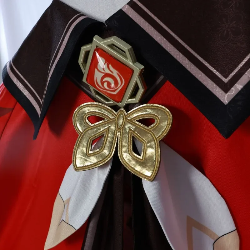 Hu Tao Косплей Игра Genshin Impact Фонарь Rite Костюм Красный Новый Год Полный Комплект