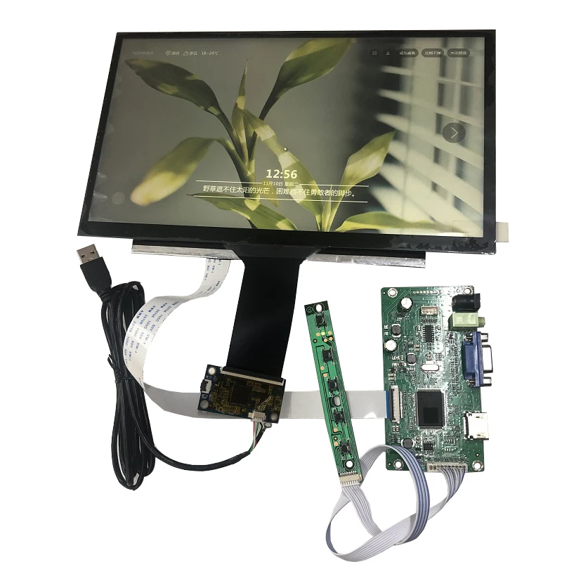 11.6 Inch Capacitive Touch Display Module 1920X1080 For Linux/android /win7 8 10 Raspberry Pi3 Plug And Play LCD Screen DIY Kits - купить по