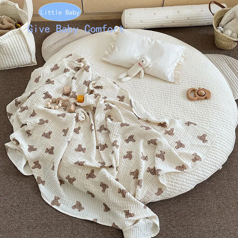 

Fuzzy Blanket For Baby Soft Warm Cozy Coral Cotton Toddler Infant Newborn Receiving Blanket For Crib Stroller Travel Suit