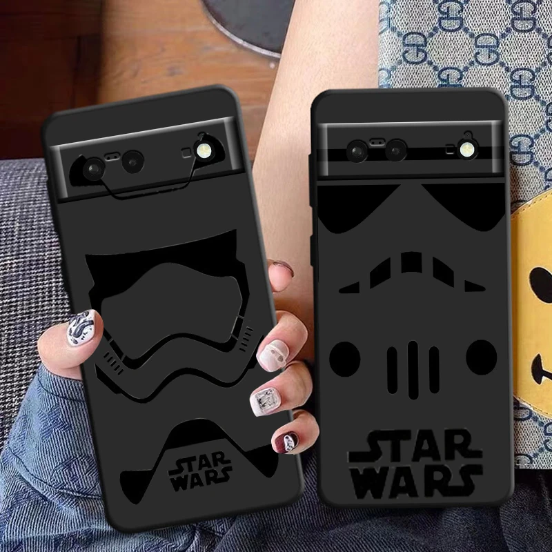 

S-tar Wars Jedi Cool For Google Phone Case Pixel 7 6 Pro 6A 5A 5 Motorola G8 E7 Power Play Plus 5G Black Soft Cover