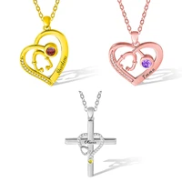 personalized stethoscope necklace custom birthstonename 925 sterling silver pendant jewelry nursing graduation gift for women