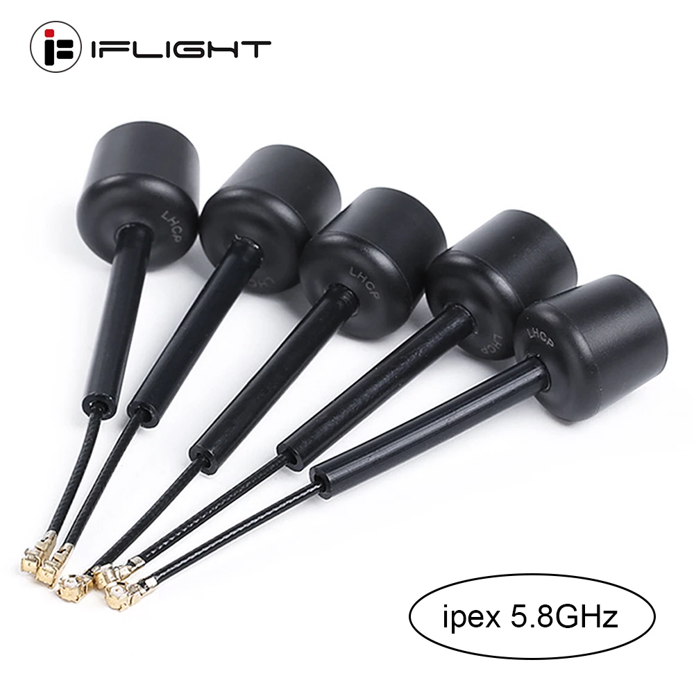 

IFlight Albatross Ipex 5.8GHz 3dbi FPV Antenna 60mm/70mm w/ UFL plug 2.6g for RC Freestyle Tinywhoop Cinewhoop FPV Racing Drone