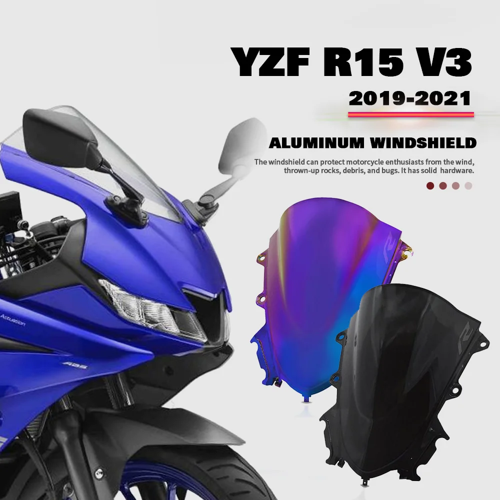 

Ветровое стекло для YAMAHA YZF R15 V3.0 YZFR125 2017 2018 2019 2020