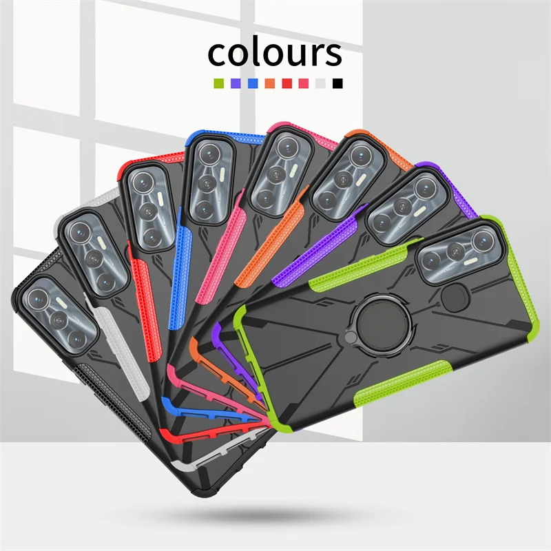 for infinix note 11 case for infinix note 11 11s cover ring armor shockproof protective phone bumper for infinix note 11 free global shipping