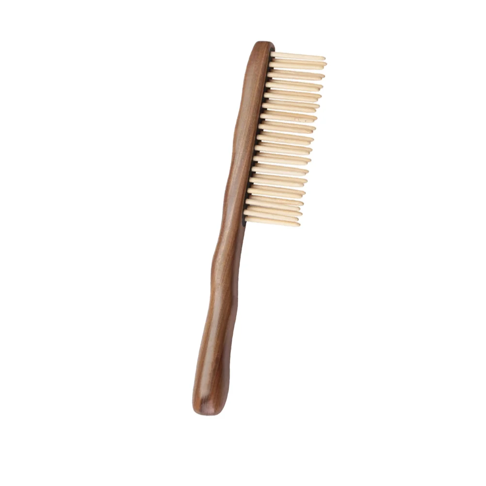 

Comb Hair Barber Menstyling Pick Beard Wooden Sandalwood Pocket Accessories Hairdressing Static Anti Brush Woodwide Teethed Row