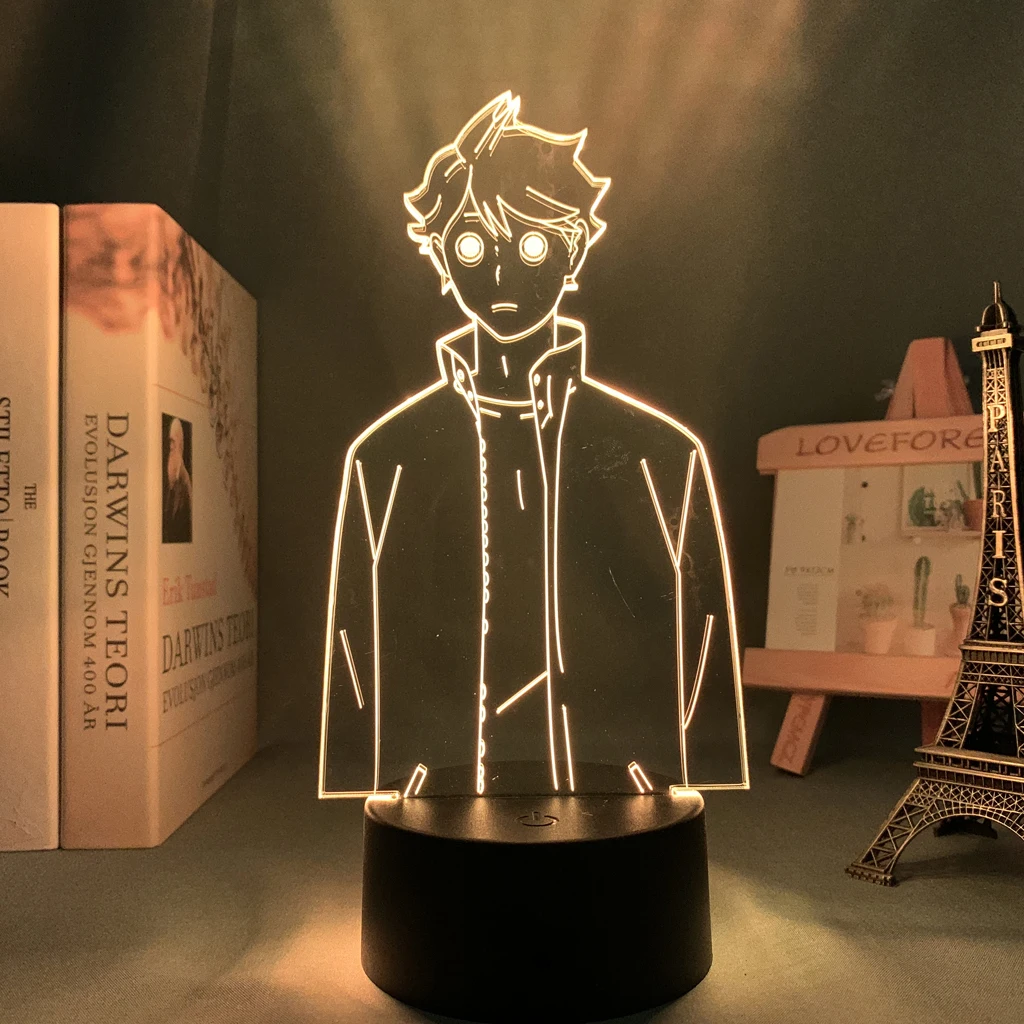 

Манга Haikyuu Toru Oikawa Meme 3d акриловая лампа для домашнего декора искусственный ночник аниме светильник ильник Haikyu спальня