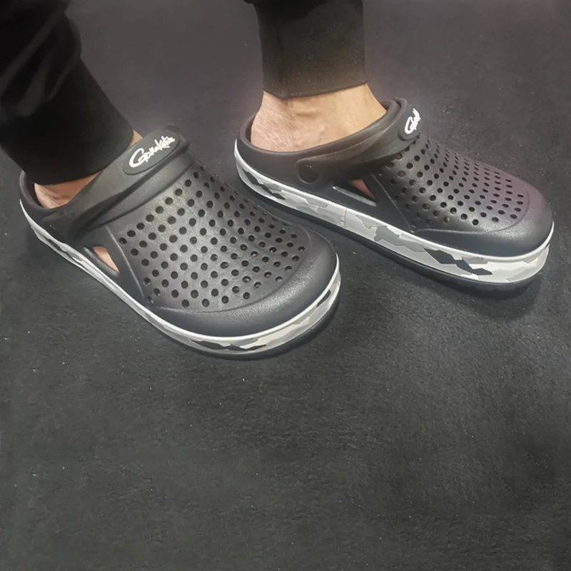 Men Fishing Sandals Gamakatsu Fishing Shoes Outdoor Breathable Wading Summer Sandals Non-slip Wear-resistant Shoes Beach Slipper