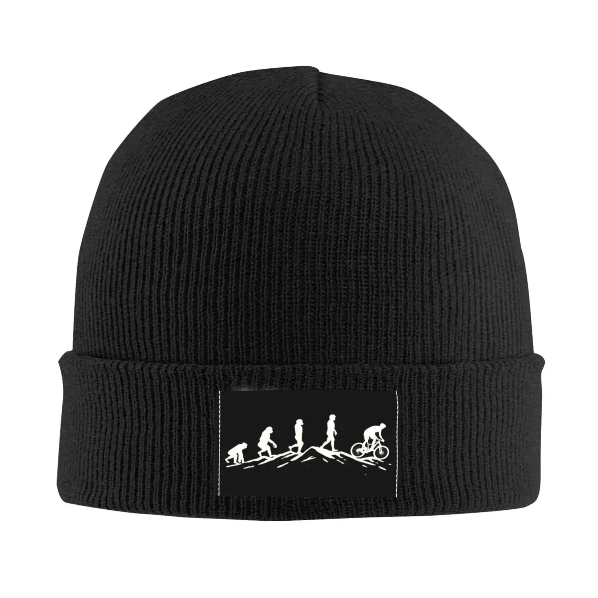 

Mountain Bike Evolution Skullies Beanies Caps Unisex Outdoor Winter Warm Knitting Hat Adult MTB Bicycle Cycling Bonnet Hats