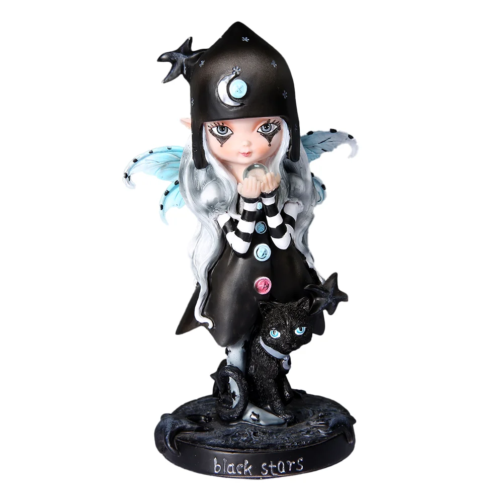 Статуэтка Феи из смолы Волшебная статуя феи домашний декор милый Декор для стола