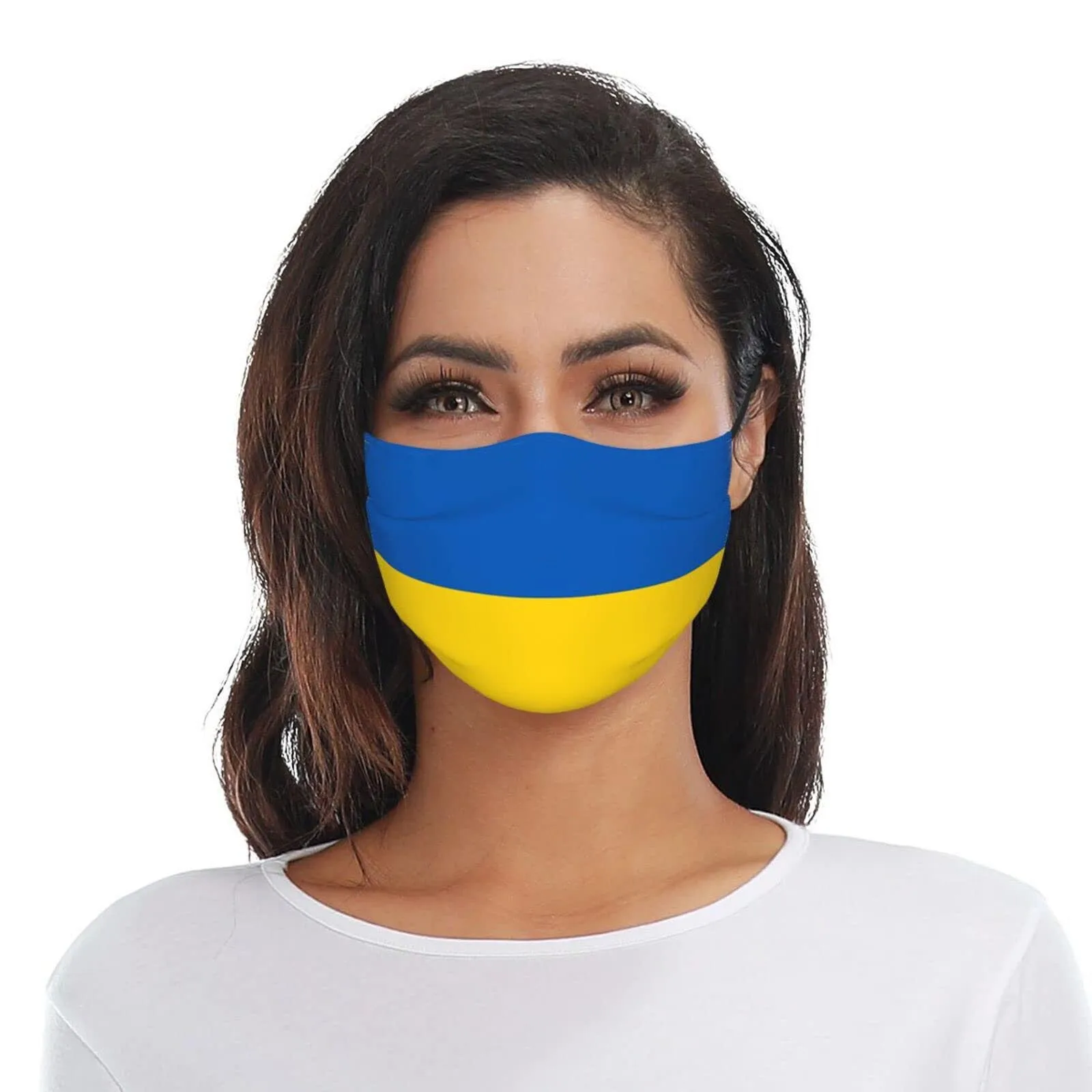

Ukraine Flag Face Mask Washable Cloth Mask For Face Reusable Adult Men Security Protection Face masks Adults Women Halloween