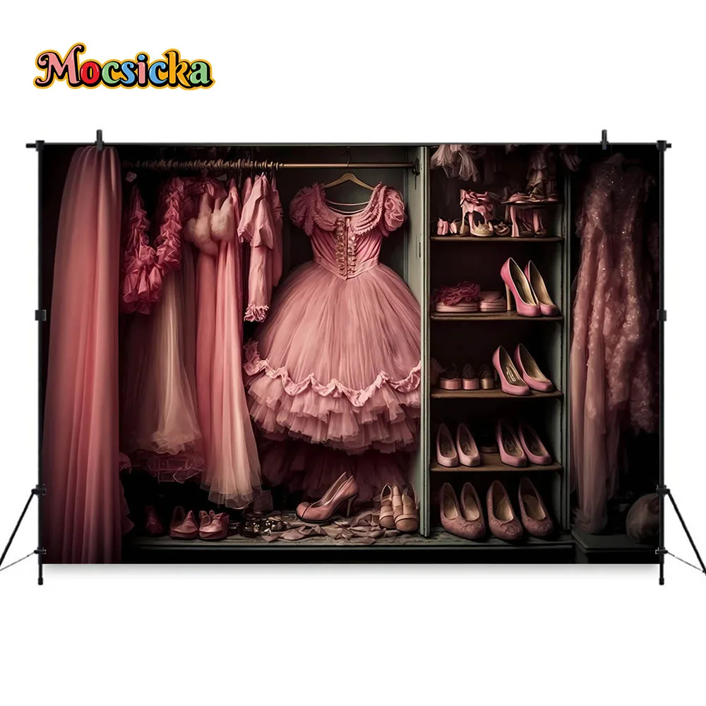 Фон для фотосъемки с принтом &quotДевушка&quot